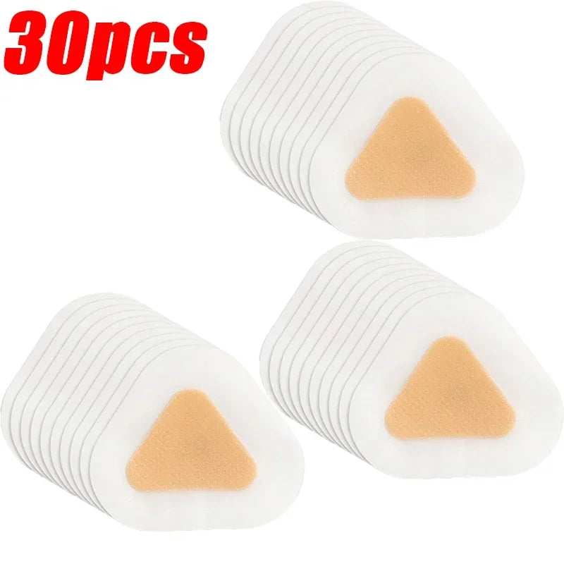 Lot de 10 à 50 autocollants en gel silicone pour chaussures, patchs de soulagement de la douleur, doublures adhésives pour talons hauts, soins des pieds, coussinets hydrocolloïdes.