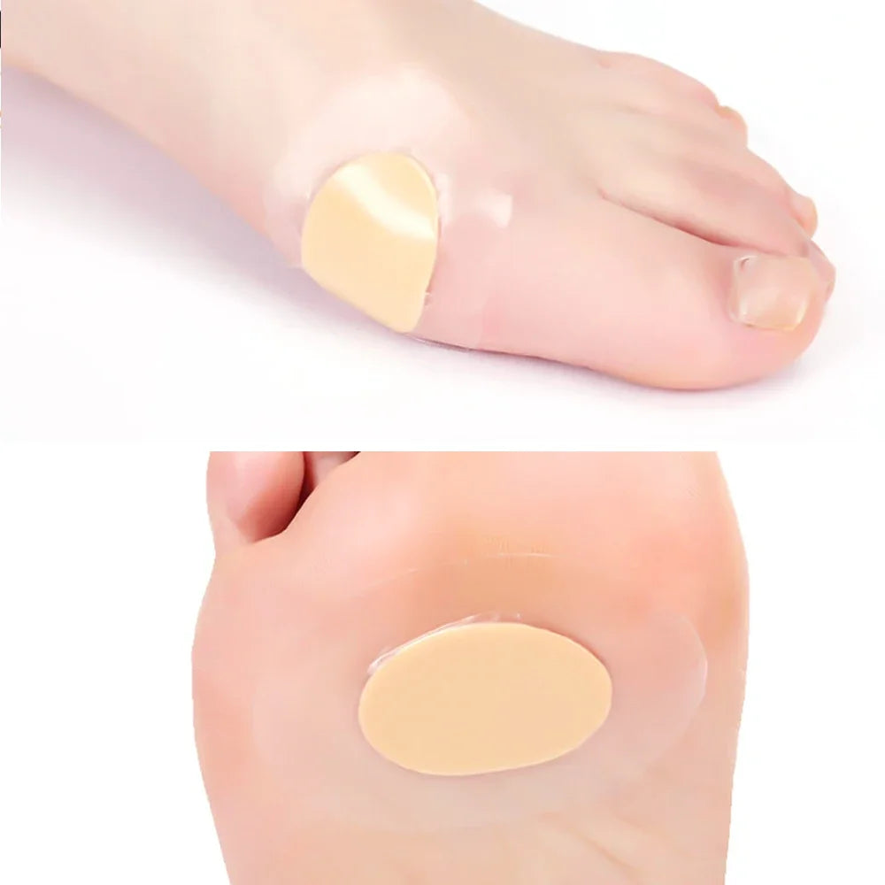 Lot de 10 à 50 autocollants en gel silicone pour chaussures, patchs de soulagement de la douleur, doublures adhésives pour talons hauts, soins des pieds, coussinets hydrocolloïdes.