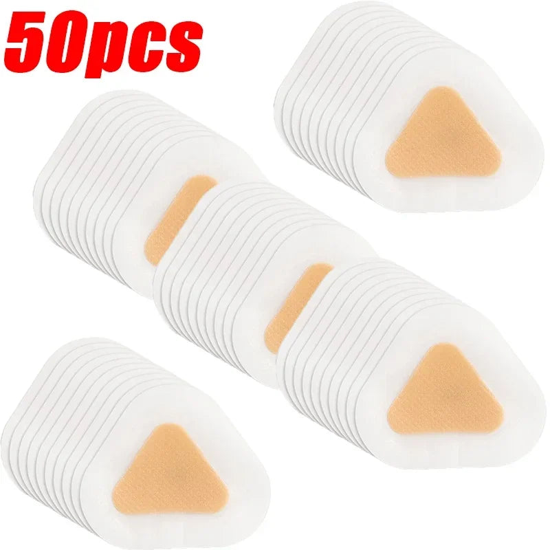 Lot de 10 à 50 autocollants en gel silicone pour chaussures, patchs de soulagement de la douleur, doublures adhésives pour talons hauts, soins des pieds, coussinets hydrocolloïdes.