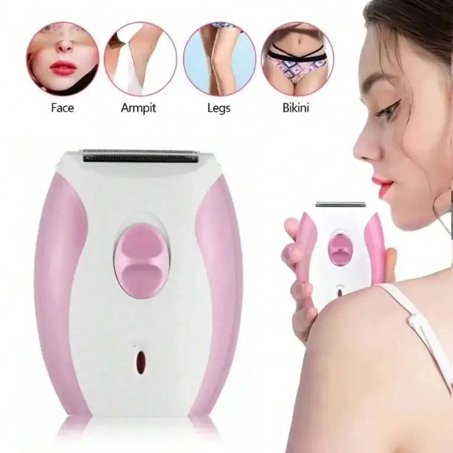 Rasoir rechargeable pour femmes – Épilateur sans fil, machine de retrait des poils du visage, tondeuse pour bikini, rasoir électrique pour les jambes